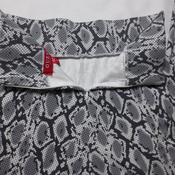 4/$14 GUESS womens PANTS gray YOGA leggings SNAKESKIN active HIGH-RISE SIZE M - Picture 8 of 11